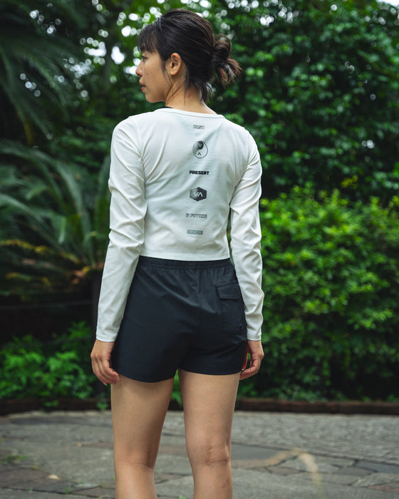 RVCA レディース ELEMENT STREACK LS T ロンＴ WHT 【2024年秋冬モデル】 M / WHT