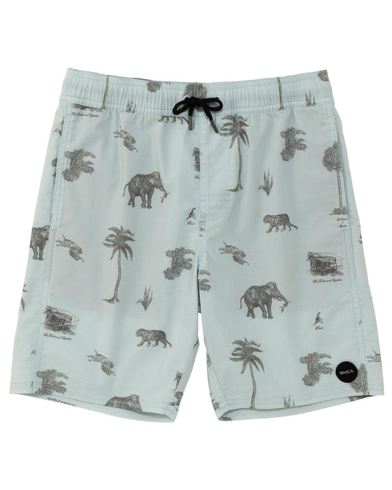 【OUTLET】RVCA キッズ BARNES ELASTIC SHORT ボードショーツ/サーフトランクス 【2024年春夏モデル】