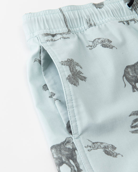 【OUTLET】RVCA キッズ BARNES ELASTIC SHORT ボードショーツ/サーフトランクス 【2024年春夏モデル】
