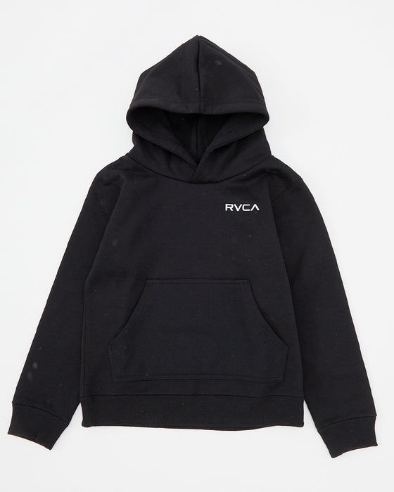 ◆2025年カレンダープレゼント◆RVCA キッズ BALANCE BOX HD パーカー BLK 【2024年秋冬モデル】