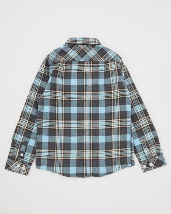 【OUTLET】RVCA キッズ THATLL WORK FLANNEL 長袖シャツ  【2024年秋冬モデル】