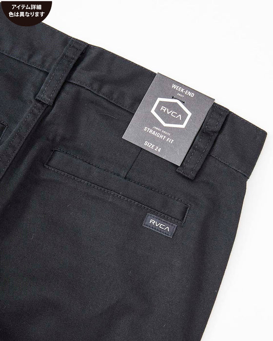 【SALE】RVCA キッズ WEEKDAY STRETCH PANT ロングパンツ DKH 【2024年秋冬モデル】