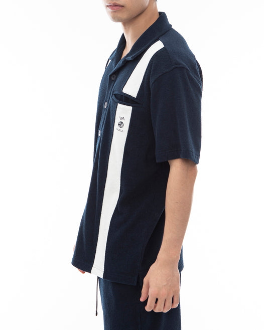 RVCA メンズ 【ALL TIME COLLECTION】 ALLTIME TERRY HS SHIRT ショートスリーブシャツ 【2024年夏モデル】