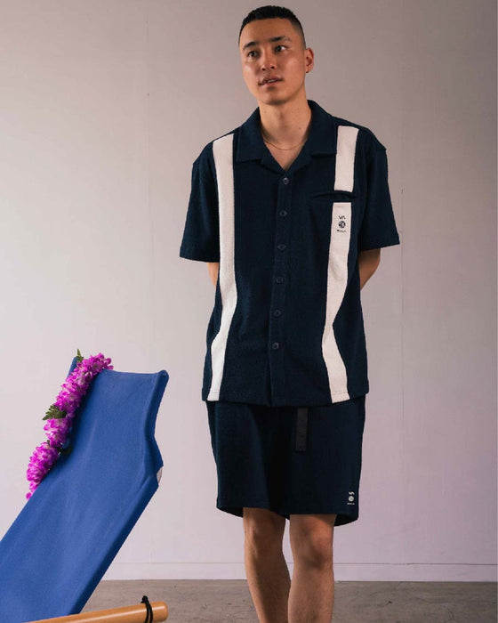 RVCA メンズ 【ALL TIME COLLECTION】 ALLTIME TERRY HS SHIRT ショートスリーブシャツ 【2024年夏モデル】