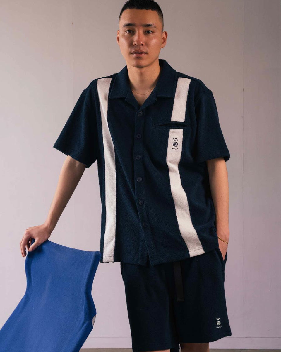 OUTLET】RVCA メンズ 【ALL TIME COLLECTION】 ALLTIME TERRY HS SHIRT