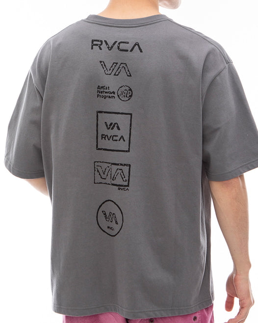 RVCA メンズ ALL LOGO Ｔシャツ 【2024年夏モデル】
