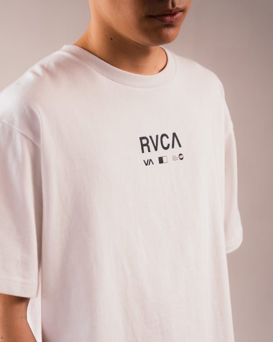 RVCA メンズ TEXTBOOK MID Ｔシャツ 【2024年夏モデル】