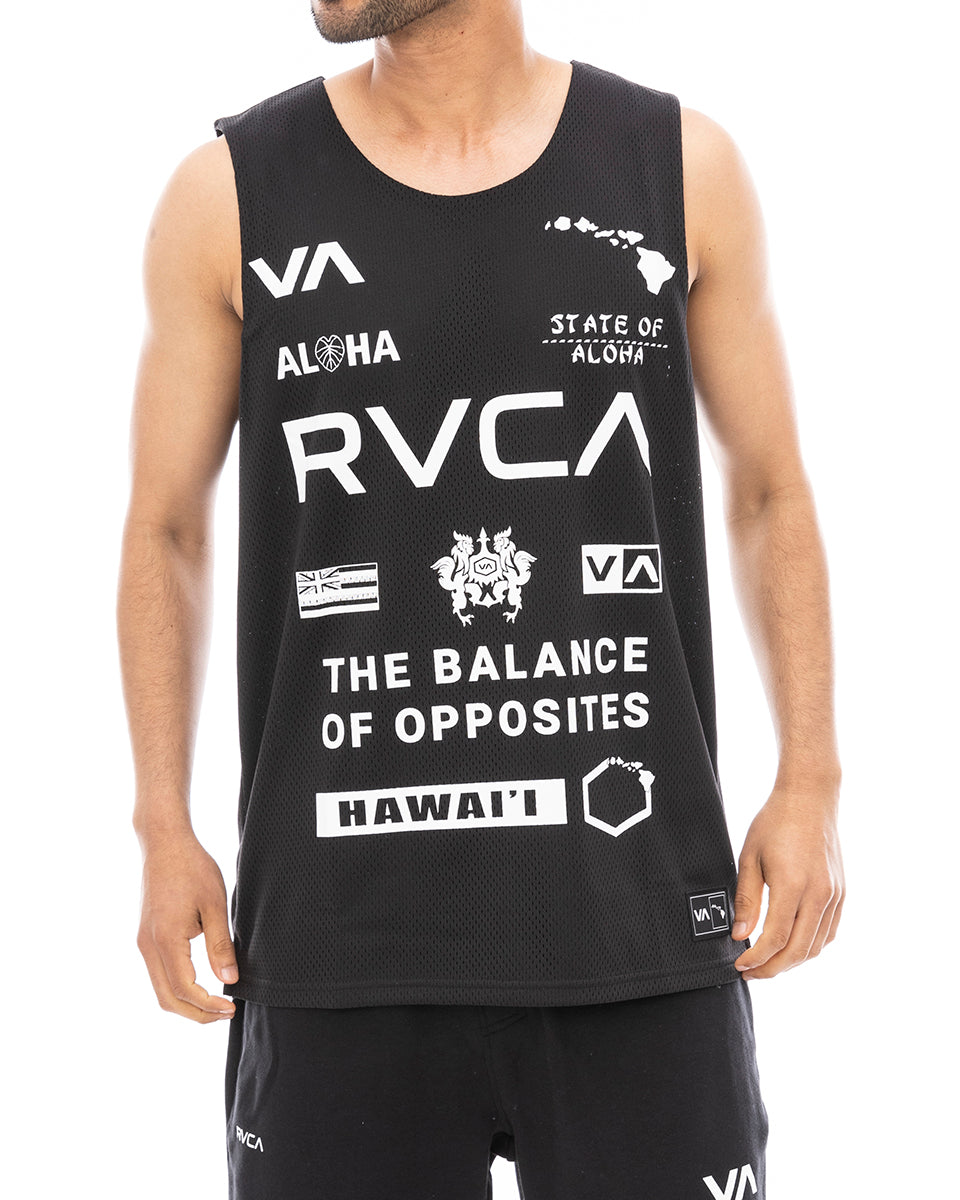 RVCA メンズ 【HAWAII】 HAWAII TARO MESH TANK タンクトップ 【2024年夏モデル】 - RVCA  ｜Boardriders Japan