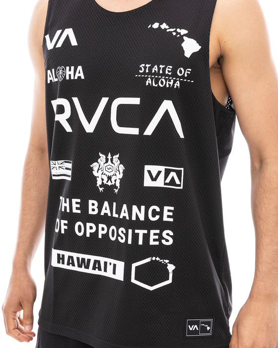 RVCA メンズ 【HAWAII】 HAWAII TARO MESH TANK タンクトップ 【2024年夏モデル】