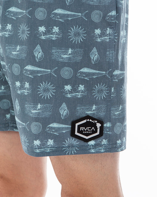 【OUTLET】RVCA メンズ 【HAWAII】 DORADO HEMP STRETCH ボードショーツ/サーフトランクス 【2024年夏モデル】