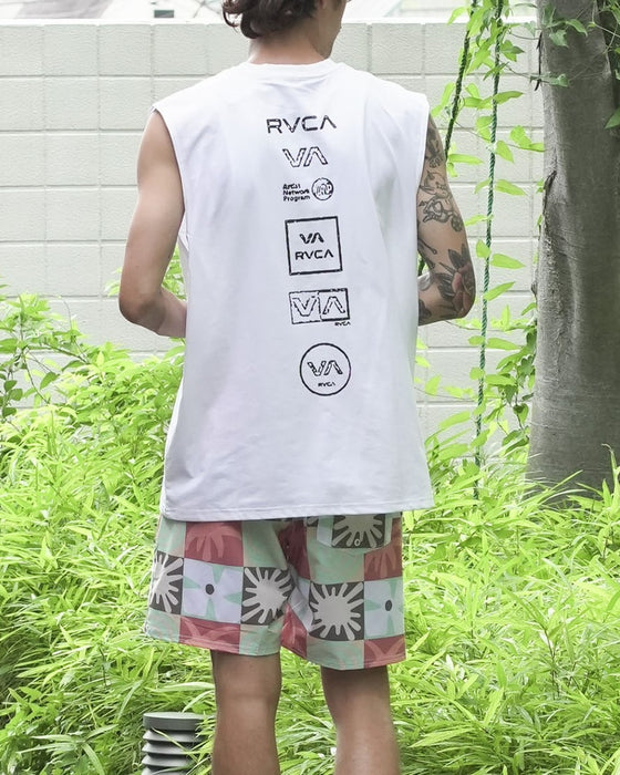 【OUTLET】RVCA メンズ OPPOSITES ELASTIC2 ボードショーツ/サーフトランクス GDY6【2024年夏モデル】
