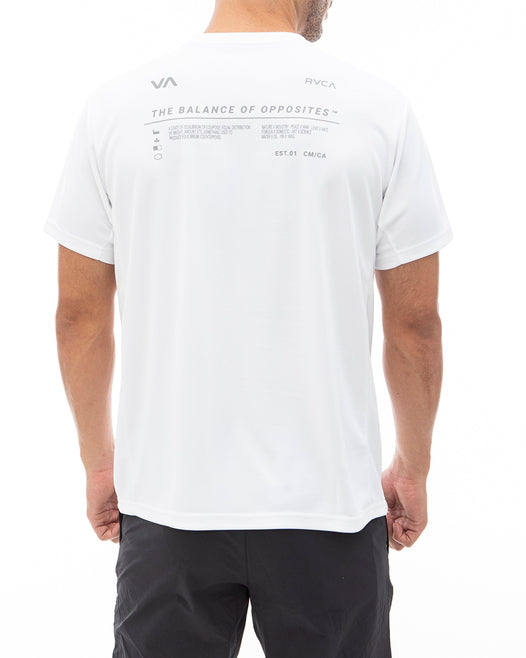 ◆ビーチタオルプレゼント対象◆RVCA SPORT メンズ 【NIGHTRUN】 BRAND REFLECT SS Tシャツ 【2024年夏モデル】