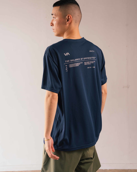 RVCA SPORT メンズ 【NIGHTRUN】 BRAND REFLECT SS Tシャツ 【2024年夏モデル】