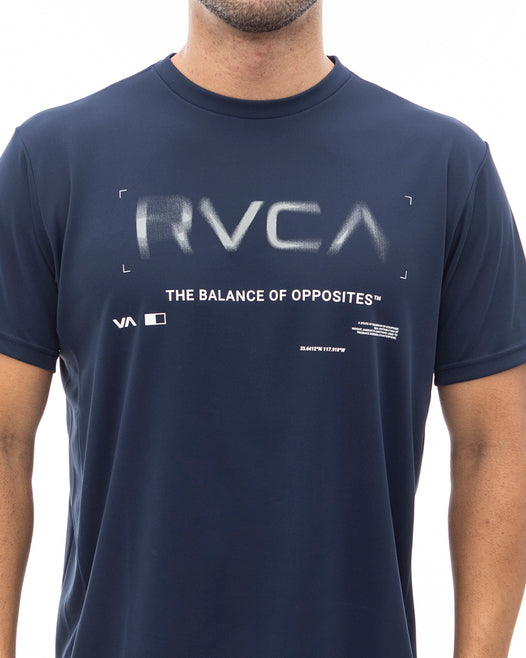 RVCA SPORT メンズ 【NIGHTRUN】 RVCA RADIAL REFLECT SS Tシャツ 【2024年夏モデル】