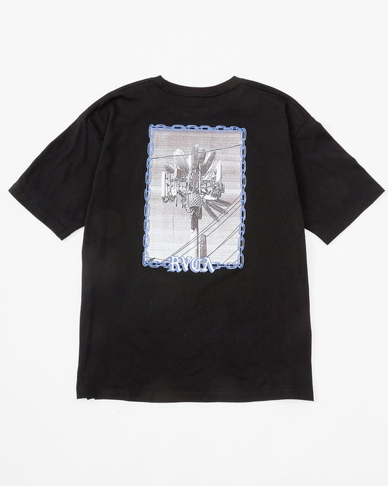 RVCA メンズ 【AZUL】 TRANSMITTER SS TEE Ｔシャツ 【2024年夏モデル】