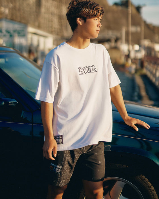 RVCA メンズ 【AZUL】 TRANSMITTER SS TEE Ｔシャツ 【2024年夏モデル】