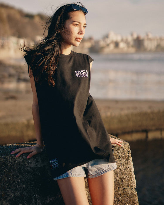 【OUTLET】RVCA メンズ 【AZUL】 BLACK BOX TANK タンクトップ 【2024年夏モデル】