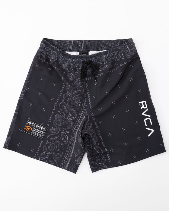 RVCA メンズ 【AZUL】 ELASTIC BS ボードショーツ/サーフトランクス BDN【2024年夏モデル】