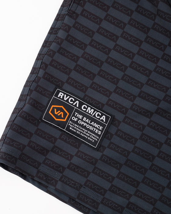 【OUTLET】RVCA メンズ ELASTIC BS ボードショーツ/サーフトランクス MNG【2024年夏モデル】