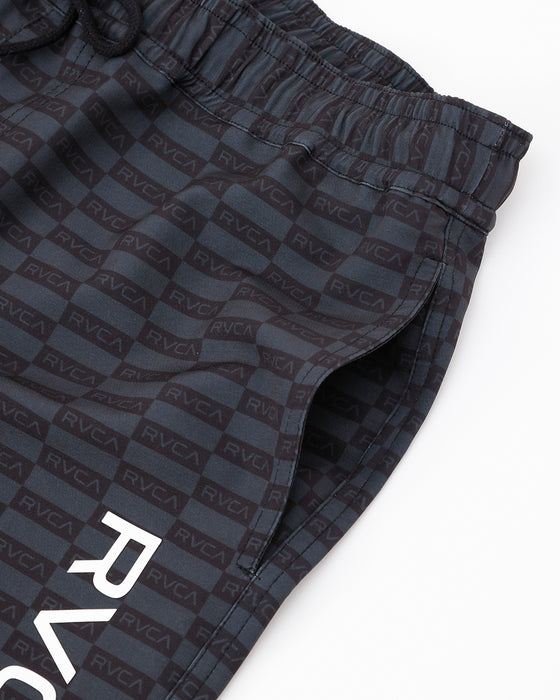 【OUTLET】RVCA メンズ ELASTIC BS ボードショーツ/サーフトランクス MNG【2024年夏モデル】