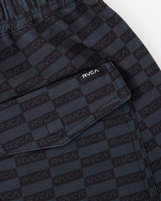 【OUTLET】RVCA メンズ ELASTIC BS ボードショーツ/サーフトランクス MNG【2024年夏モデル】
