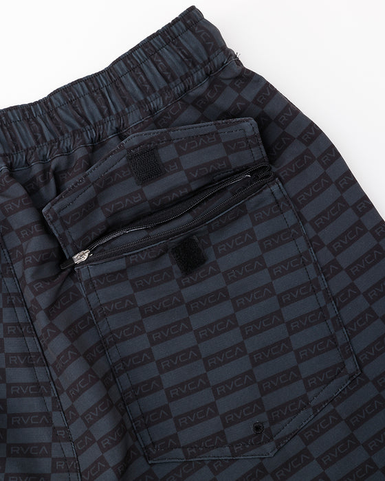 【OUTLET】RVCA メンズ ELASTIC BS ボードショーツ/サーフトランクス MNG【2024年夏モデル】