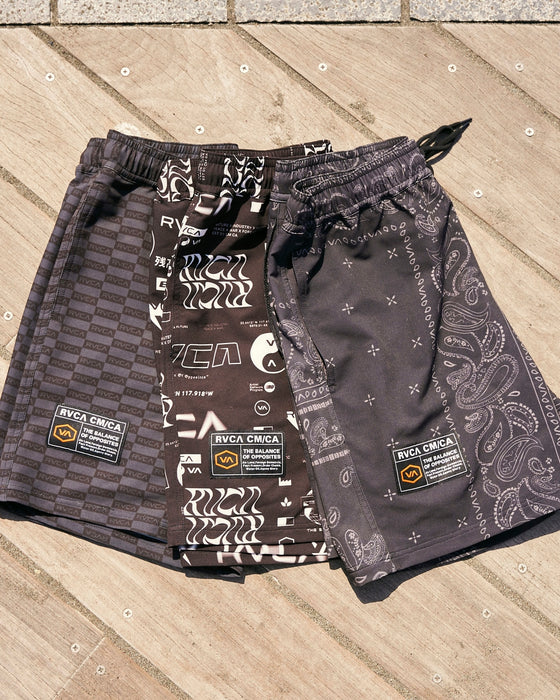 【OUTLET】RVCA メンズ ELASTIC BS ボードショーツ/サーフトランクス MNG【2024年夏モデル】