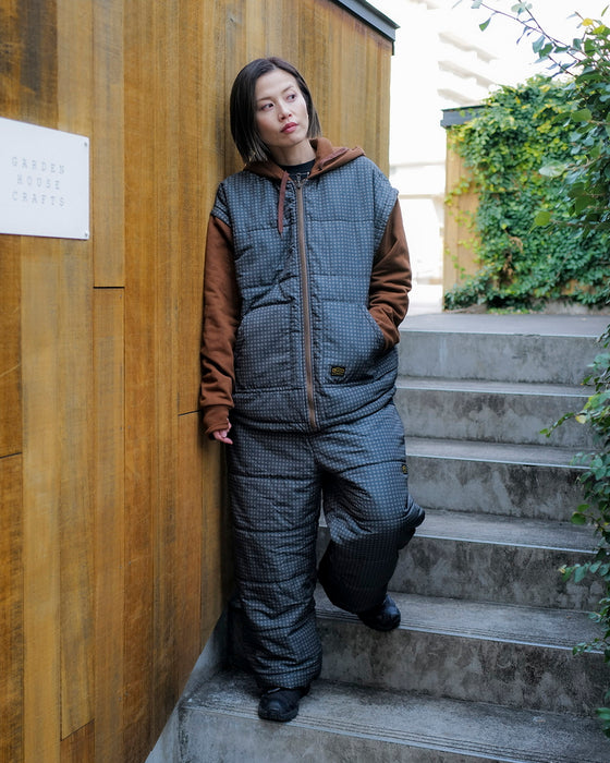 【OUTLET】RVCA メンズ GRANT PUFFER REVERSIBLE ZIP HD パーカー BBW 【2024年冬モデル】