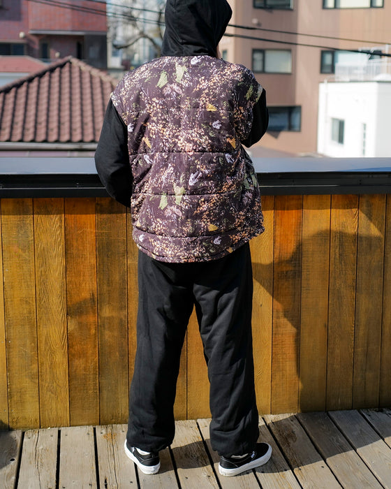 OUTLET】RVCA メンズ GRANT PUFFER REVERSIBLE ZIP HD パーカー BLK