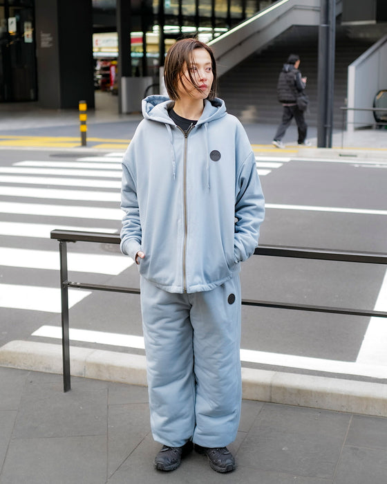 【OUTLET】RVCA メンズ GRANT PUFFER REVERSIBLE ZIP HD パーカー BBW 【2024年冬モデル】