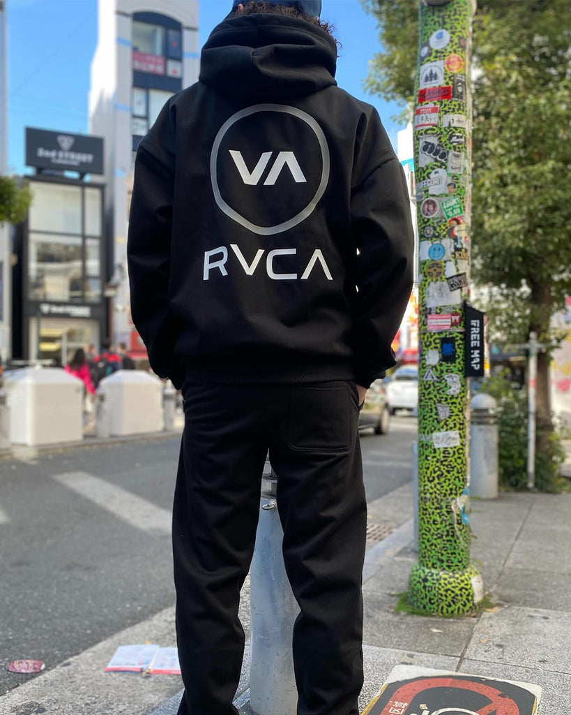 OUTLET】RVCA メンズ REFLECTIVE BAS HD パーカー BLK 【2024年