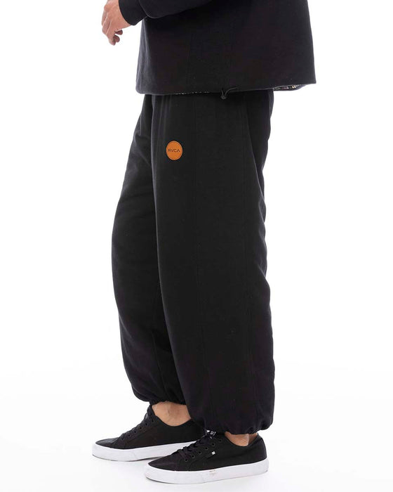 RVCA メンズ GRANT PUFFER REVERSI ロングパンツ BLK 【2024年冬モデル】 XL / BLK