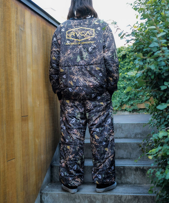 【OUTLET】RVCA メンズ GRANT PUFFER REVERSI ロングパンツ  【2024年冬モデル】