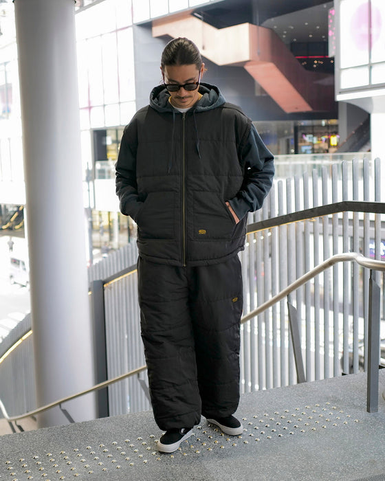 【OUTLET】RVCA メンズ GRANT PUFFER REVERSI ロングパンツ  【2024年冬モデル】