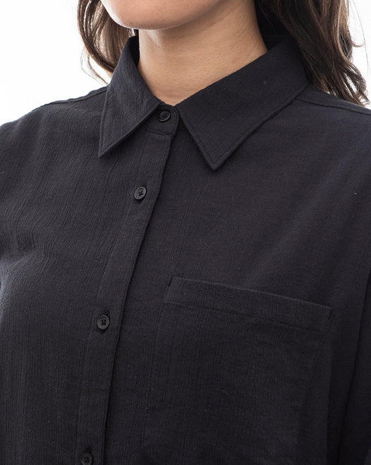 【OUTLET】【直営店限定】RVCA レディース GIMME COVERUP ロングスリーブシャツ 【2024年夏モデル】