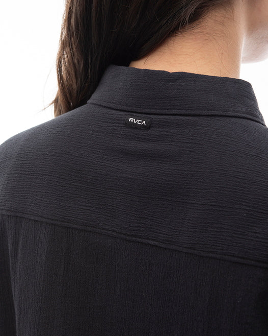 【OUTLET】【直営店限定】RVCA レディース GIMME COVERUP ロングスリーブシャツ 【2024年夏モデル】