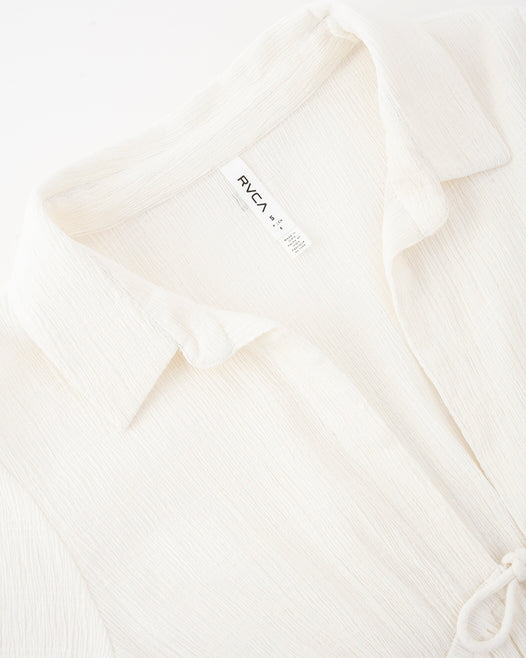 【OUTLET】【直営店限定】RVCA レディース HARPER TOP ショートスリーブシャツ 【2024年夏モデル】