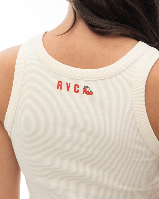 【OUTLET】RVCA レディース 【LUKE P】 LUKE COLLECTIBLES WIDE RIB TAN タンクトップ 【2024年夏モデル】