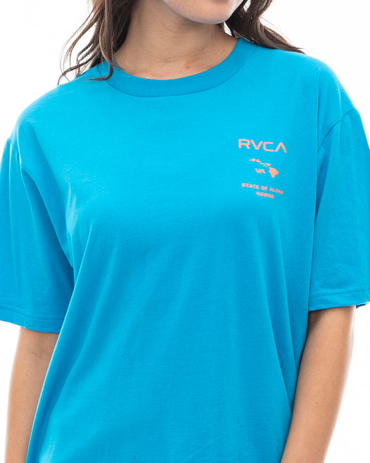 【OUTLET】RVCA レディース ALOHA ST Ｔシャツ 【2024年夏モデル】