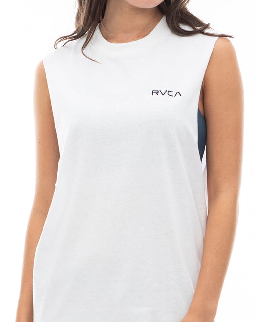 【SALE】RVCA レディース GRAPHITY BOX LOGO TT タンクトップ 【2024年夏モデル】