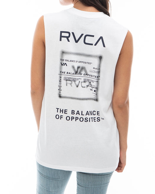 【SALE】RVCA レディース GRAPHITY BOX LOGO TT タンクトップ 【2024年夏モデル】