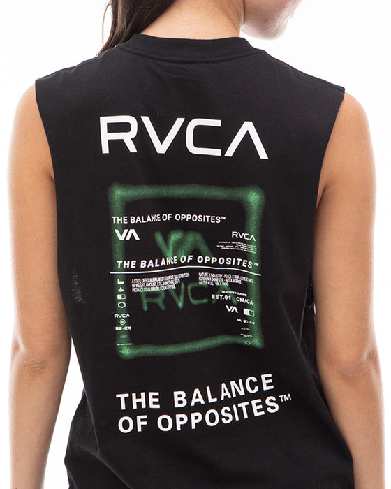 【SALE】RVCA レディース GRAPHITY BOX LOGO TT タンクトップ 【2024年夏モデル】