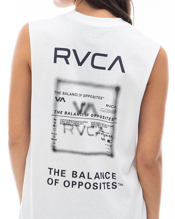 【SALE】RVCA レディース GRAPHITY BOX LOGO TT タンクトップ 【2024年夏モデル】