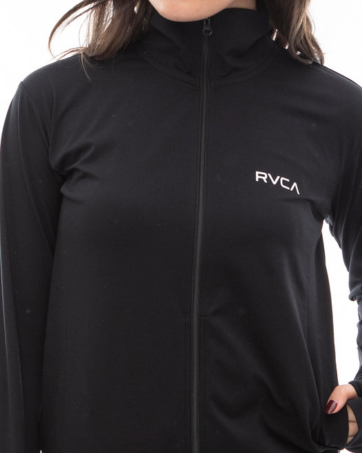 【OUTLET】RVCA レディース 【SURF TEE】 SURF VA LS ZIP UP ラッシュガード 【2024年夏モデル】