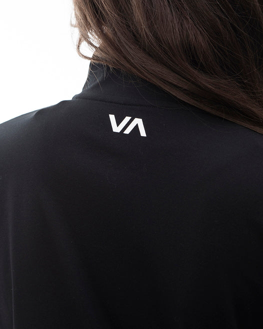 【OUTLET】RVCA レディース 【SURF TEE】 SURF VA LS ZIP UP ラッシュガード 【2024年夏モデル】