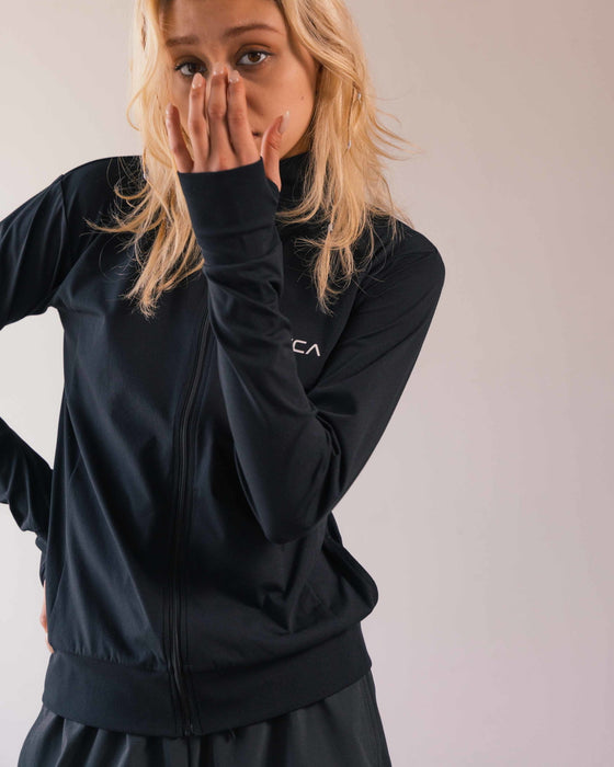 【OUTLET】RVCA レディース 【SURF TEE】 SURF VA LS ZIP UP ラッシュガード 【2024年夏モデル】