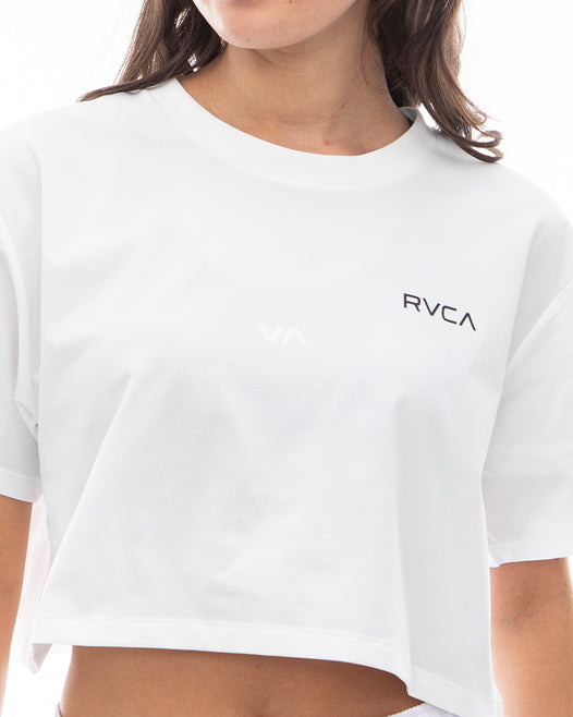 【OUTLET】RVCA レディース 【SURF TEE】 SURF CROPED TEE ラッシュガード 【2024年夏モデル】