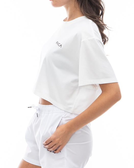 【OUTLET】RVCA レディース 【SURF TEE】 SURF CROPED TEE ラッシュガード 【2024年夏モデル】