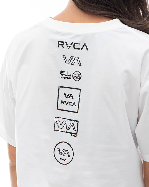 【OUTLET】RVCA レディース 【SURF TEE】 SURF CROPED TEE ラッシュガード 【2024年夏モデル】