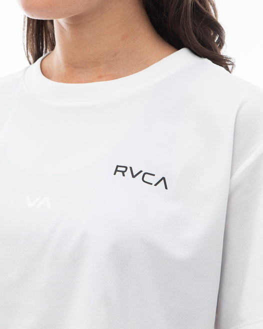 【OUTLET】RVCA レディース 【SURF TEE】 SURF CROPED TEE ラッシュガード 【2024年夏モデル】